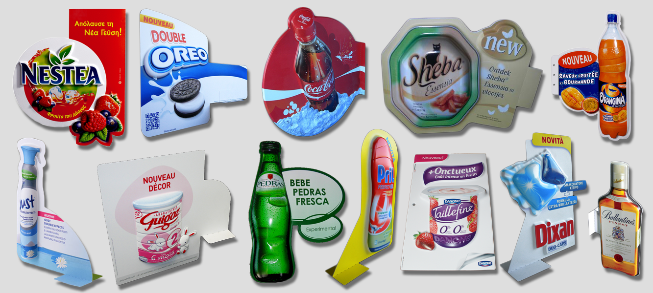 Relief Display wobbler