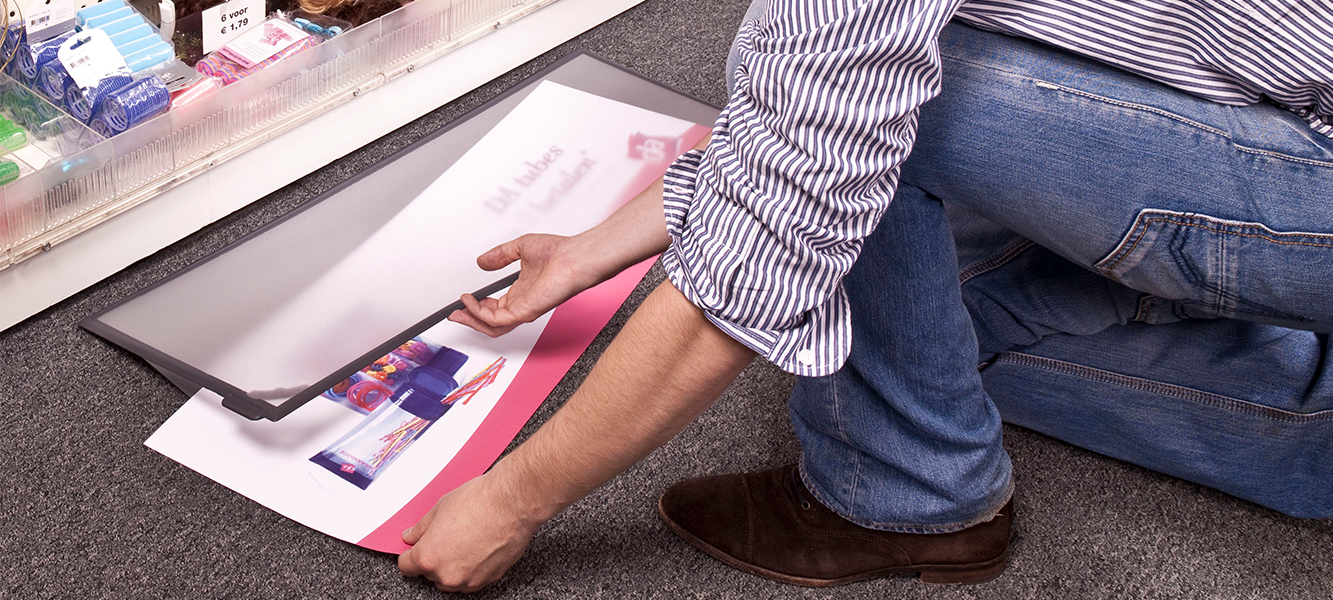 FloorWindo Tapis publicitaire détail antidérapant