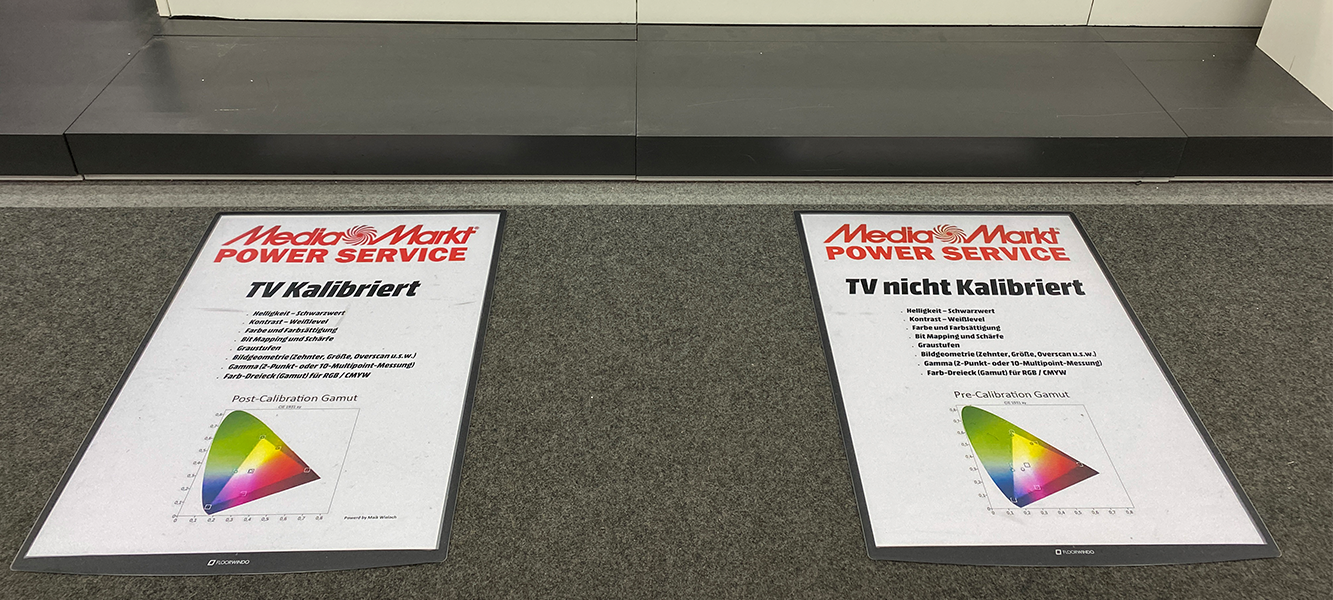 FloorWindo Tapis publicitaire détail