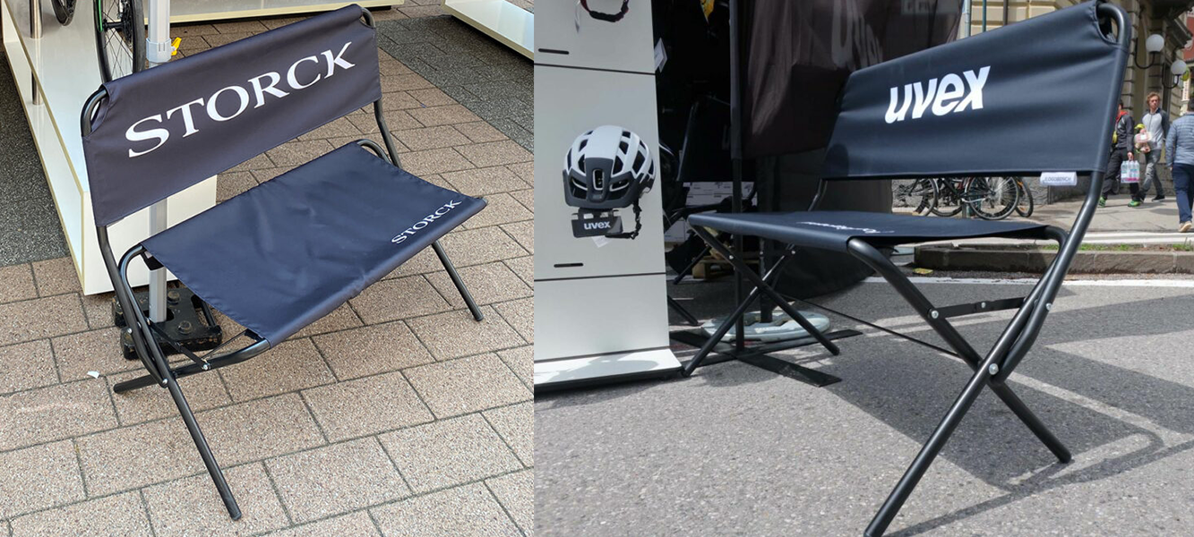 Logobank banc imprimé