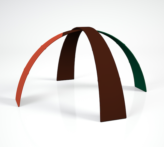 Mur publicitaire Zipper Arche Set