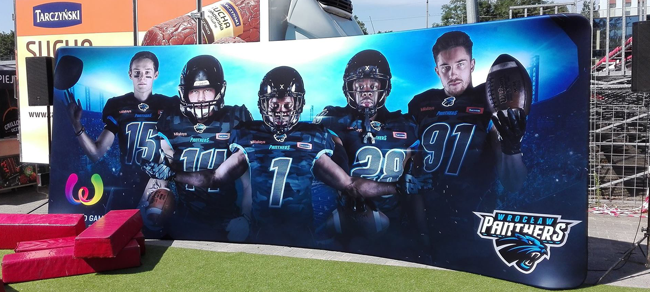 Mur publicitaire Zipper salon
